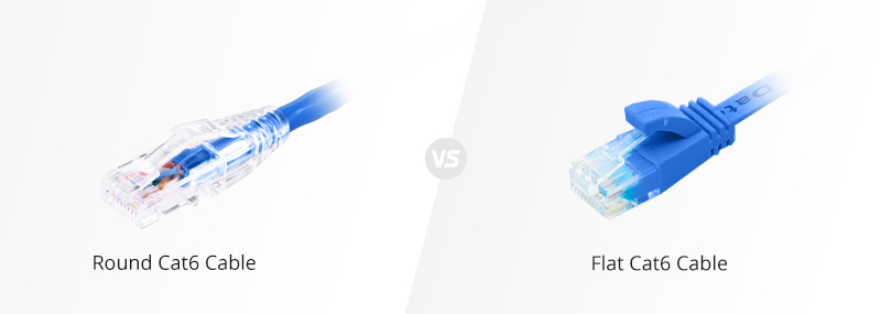 Flat Cat6 Cable or Round Cat6 Cable - News - 1